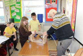 Grandad Eugene Builds Us A Bird House