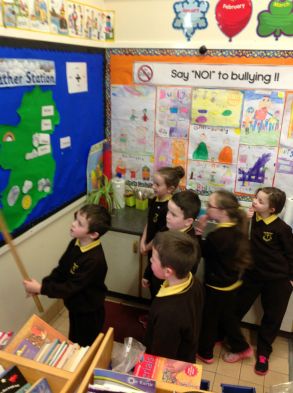 Primary 3 & 4 Weather forecasters