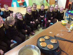 Pancake Day in Primary One