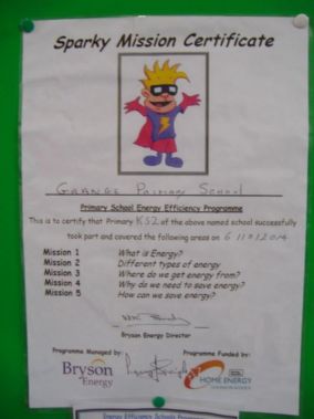 Key Stage Two enjoyed completing the energy missions in the programme.
